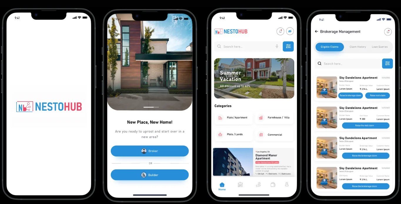 NestoHub mobile app developed by Ackrolix