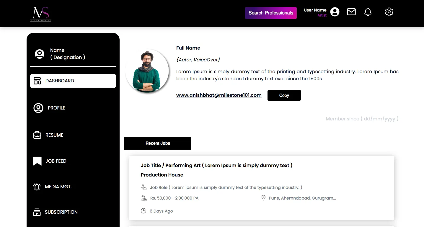Milestone custom software developed by Ackrolix