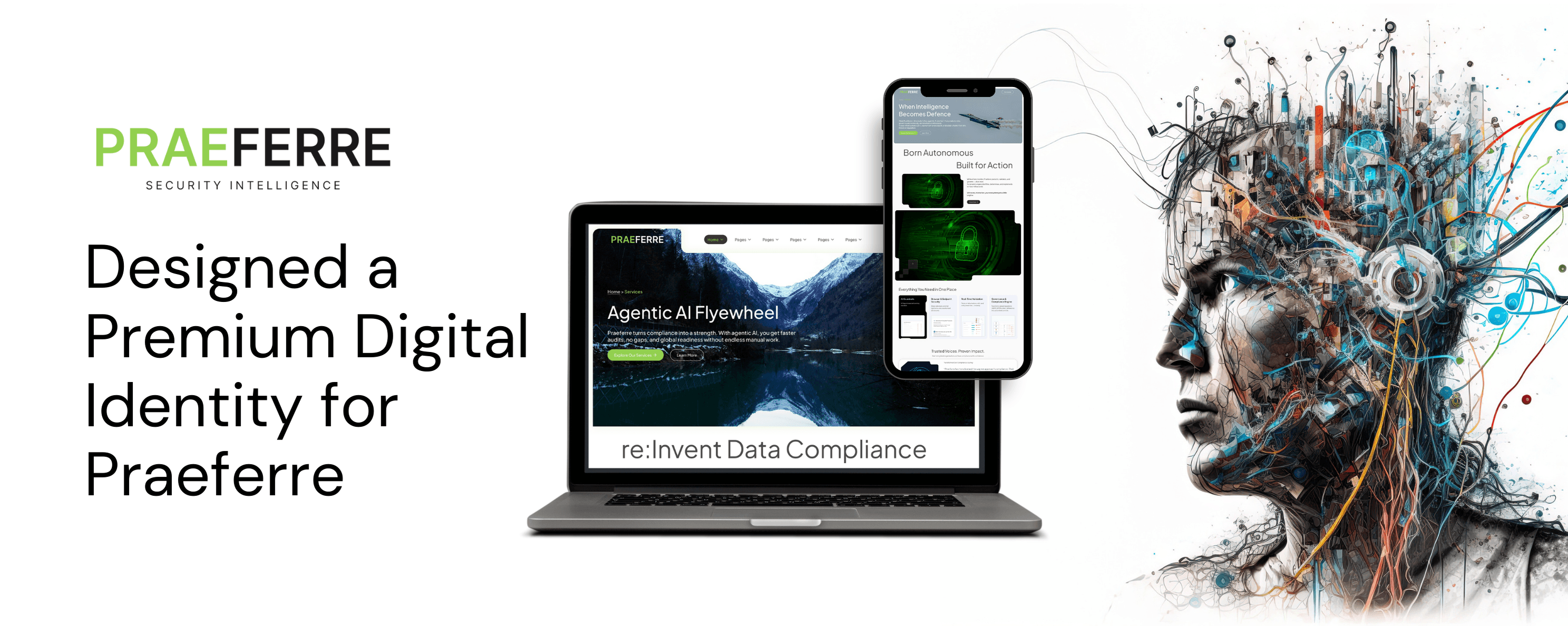 Designed a Modern, High-Clarity Web Experience for Praeferre Security Intelligence