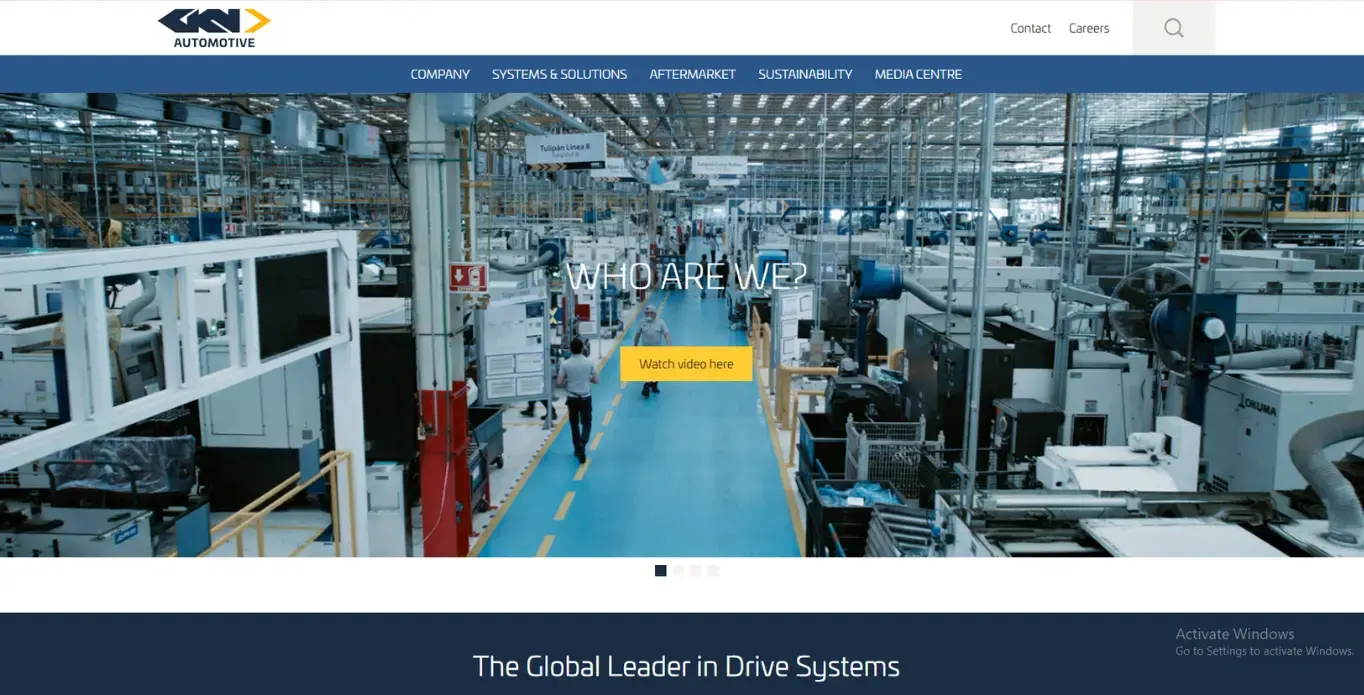 GKN Automotive managed and developed by Ackrolix