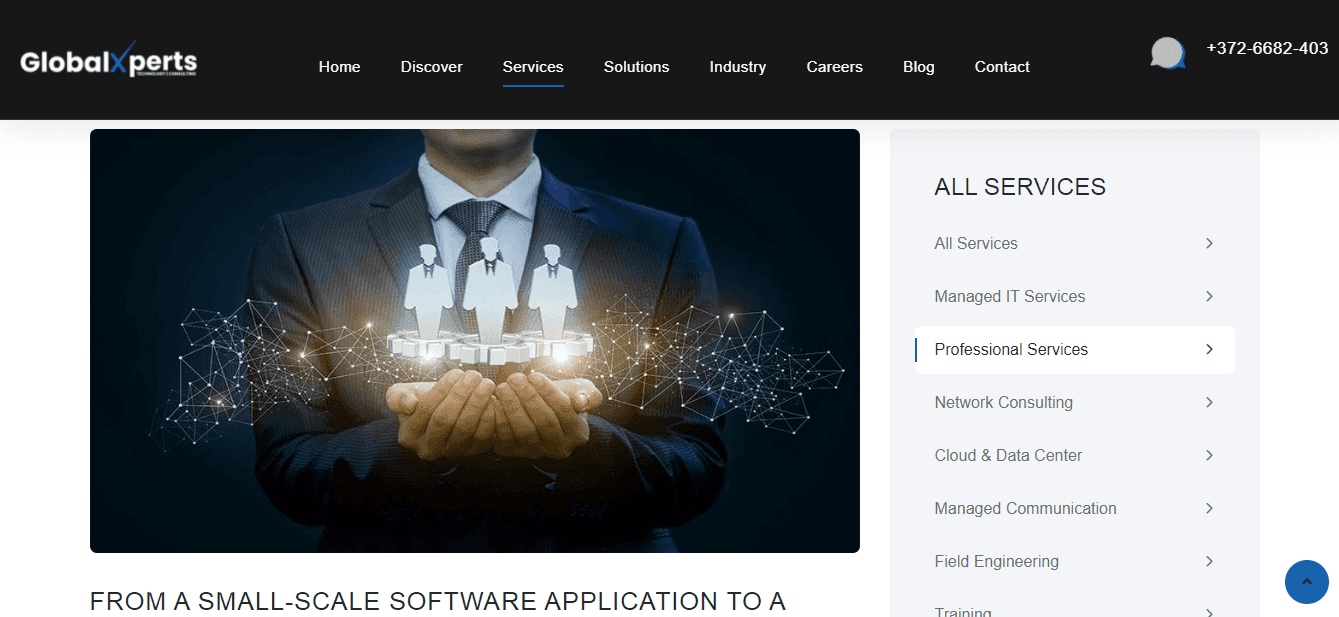 GlobalXperts managed and developed by Ackrolix