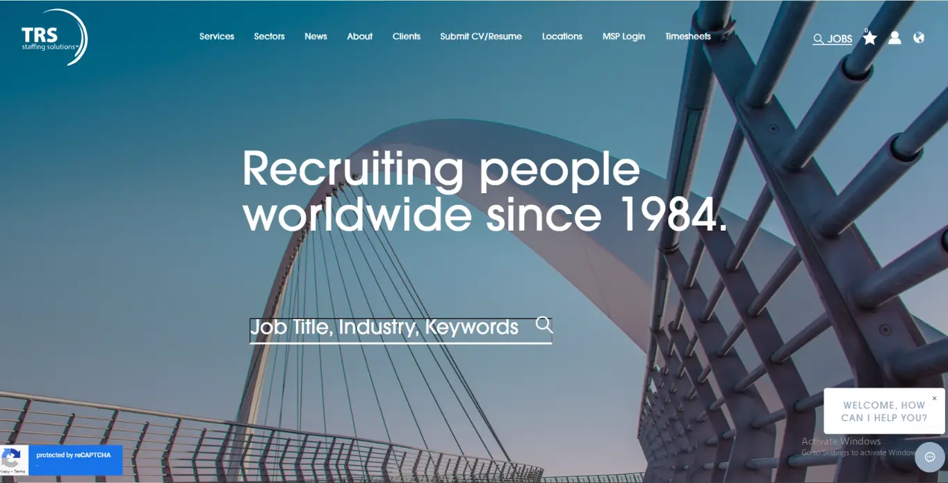 TRS Staffing managed and developed by Ackrolix