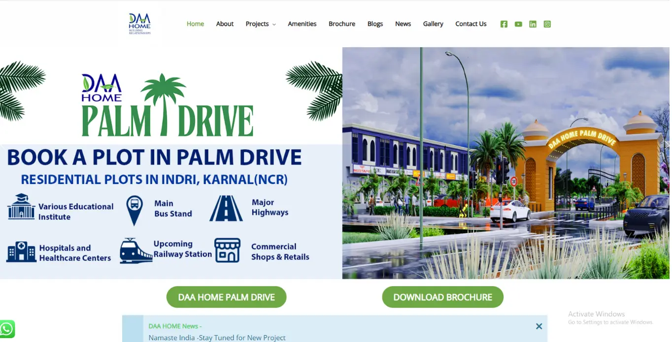 Daahome Realtors managed and developed by Ackrolix