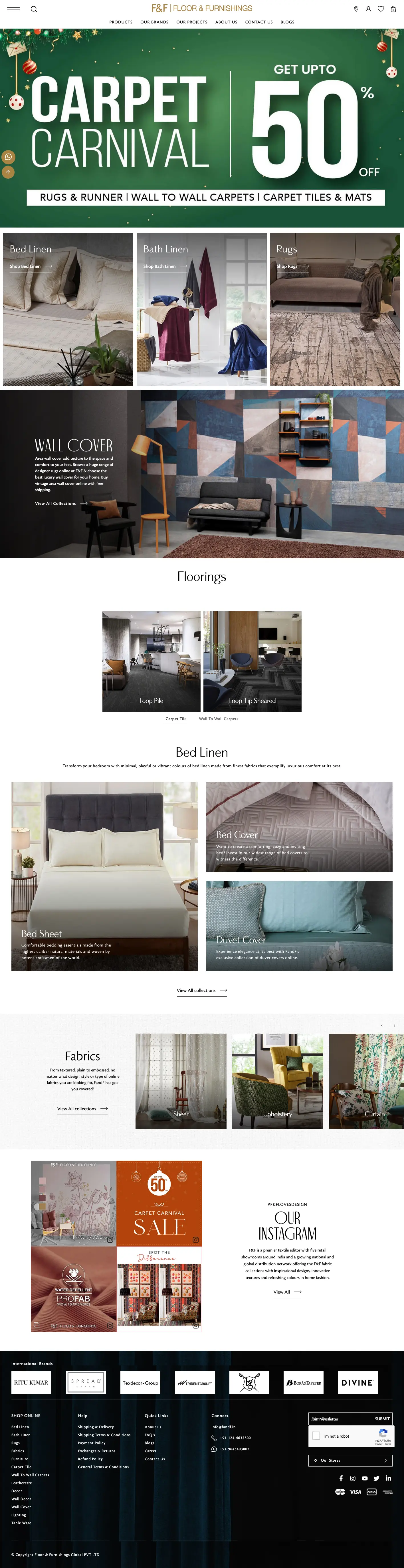 F&F ecommerce developed by Ackrolix
