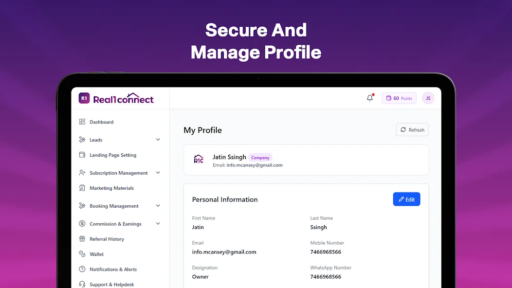 Real1Connect Real Estate Project — visual 1