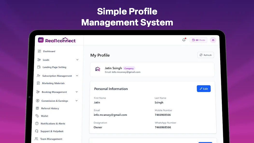 Real1Connect Real Estate Project — visual 4