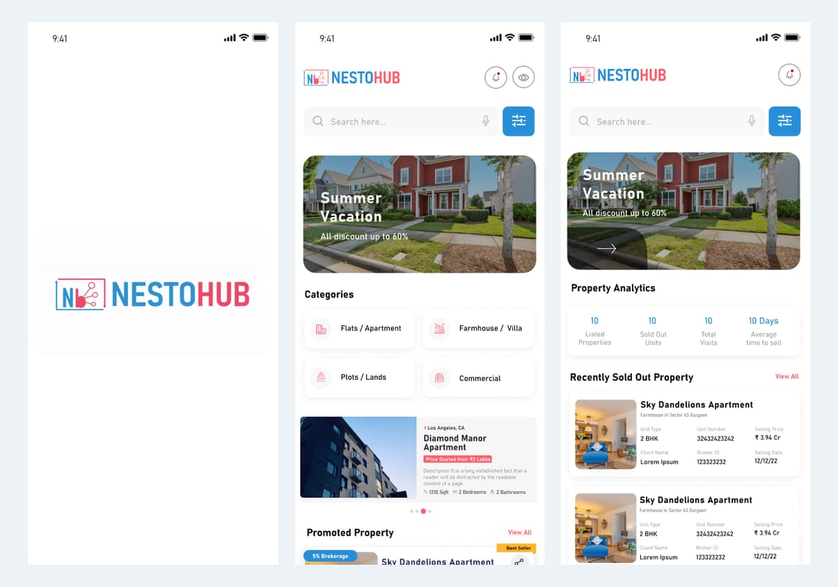 Nesto: Broker & Builder Real Estate Apps