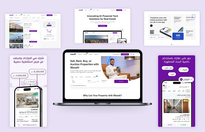 Wasalt: Real Estate Web Platform & Mobile App