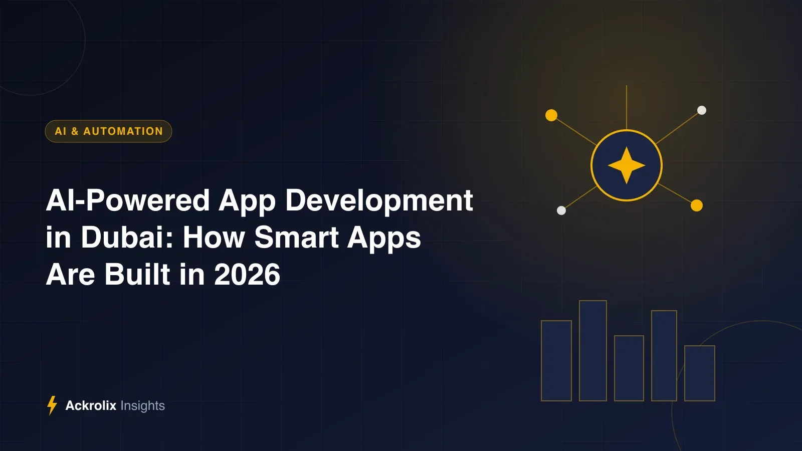AI-Powered App Development in Dubai: How Smart Apps Are Built in 2026 AI-Powered App Development in Dubai: How Smart Apps Are Built in 2026 - Ackrolix Insights