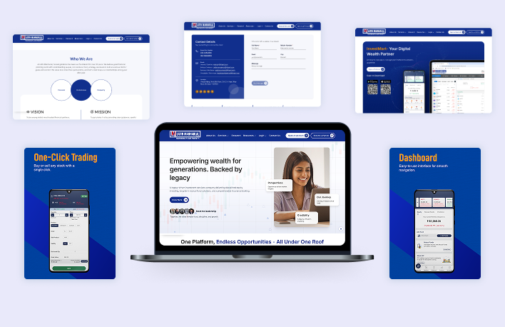 Latin Manharlal wealth management website and mobile app project overview Latin Manharlal wealth management website and mobile app project overview