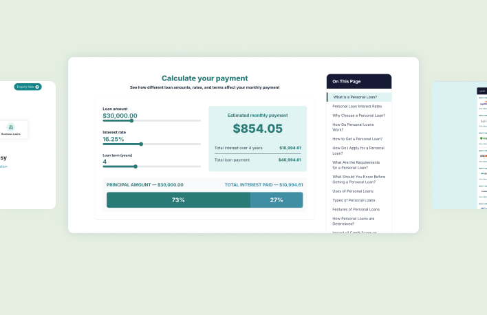 LendingPalm loan payment calculator showing example payment and loan terms LendingPalm loan payment calculator showing example payment and loan terms
